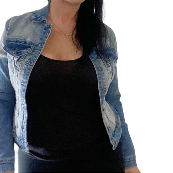 Paris Blues Denim Jean Jacket Women Size Small - Picture 5 of 11